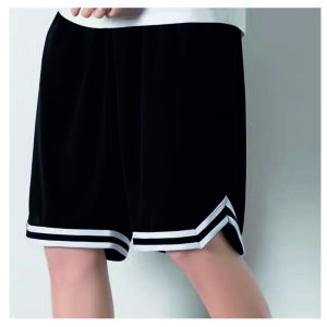 PANTALONCINO BASKET RETE NERO/BIANCO